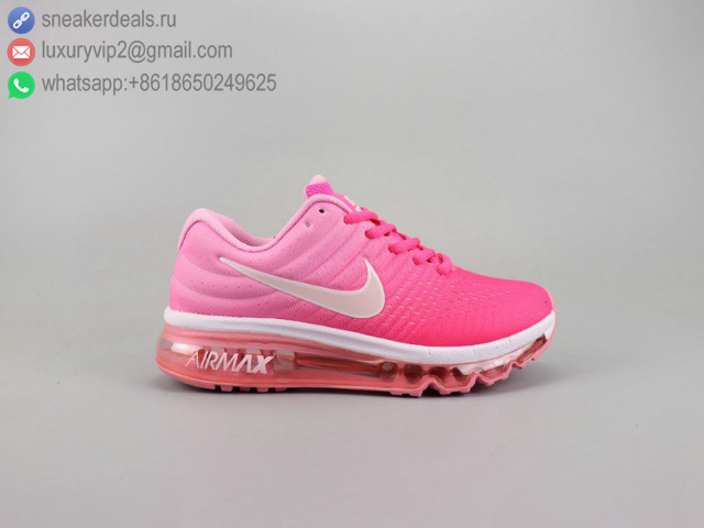 NIKE AIR MAX 2017 FADING PINK WOMEN RUNNING SHOES
